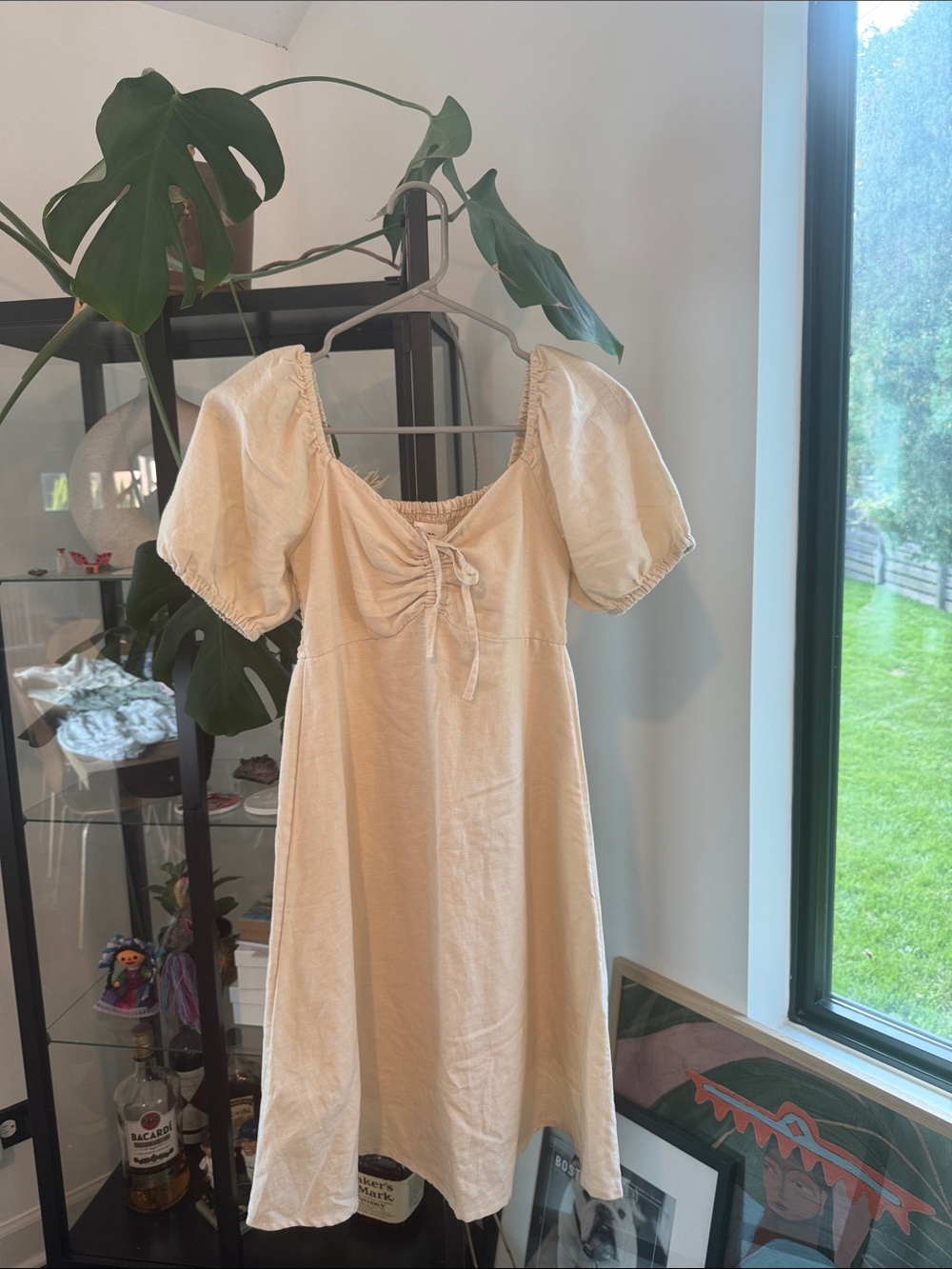Altar'd State White Ribbed Button-Down Tee - Picture 12 of 14